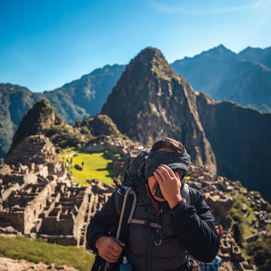 a en machu picchu